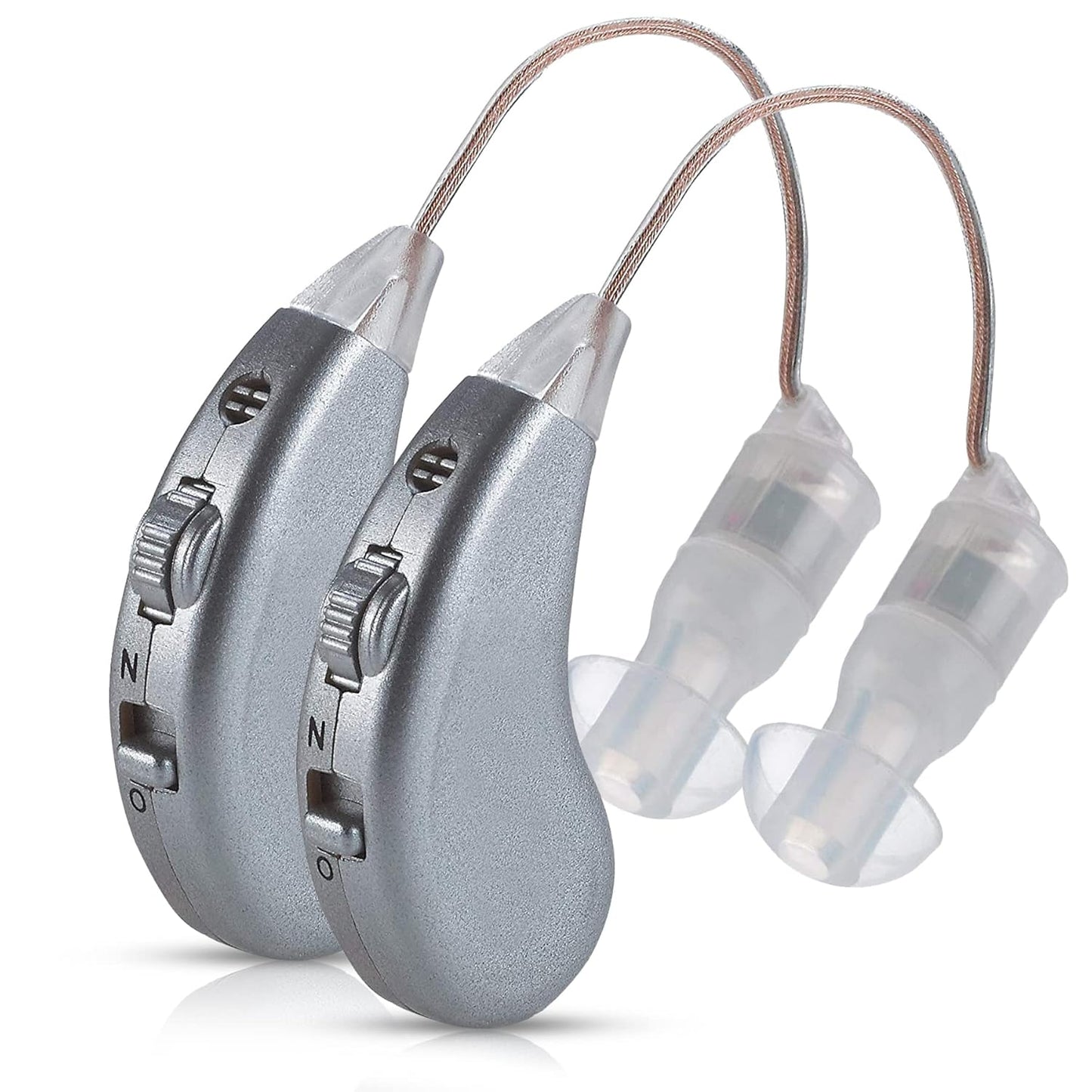 NewEar Rechargeable BTE Hearing Amplifiers, USB Dock, Premium Sound Amplification
