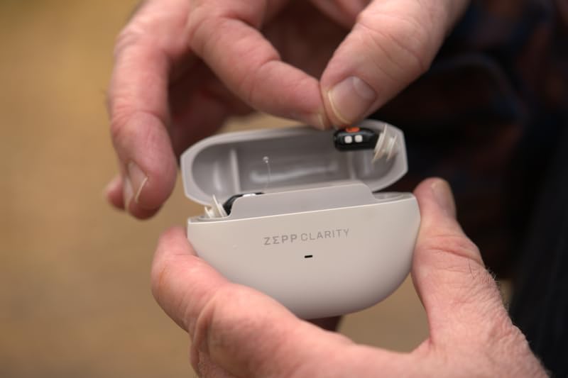 Clarity ONE OTC Hearing Aids, Adaptive Sound, 18 HR Battery, Bluetooth & App Control