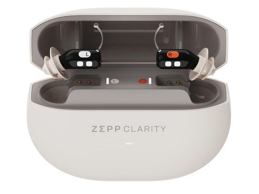 Clarity ONE OTC Hearing Aids, Adaptive Sound, 18 HR Battery, Bluetooth & App Control