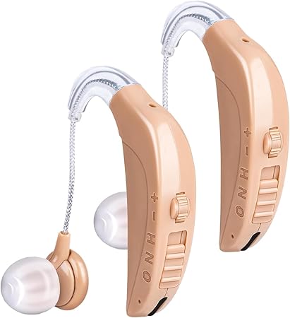 Wireless Rechargeable Hearing Aids with Magnetic Charging Case
